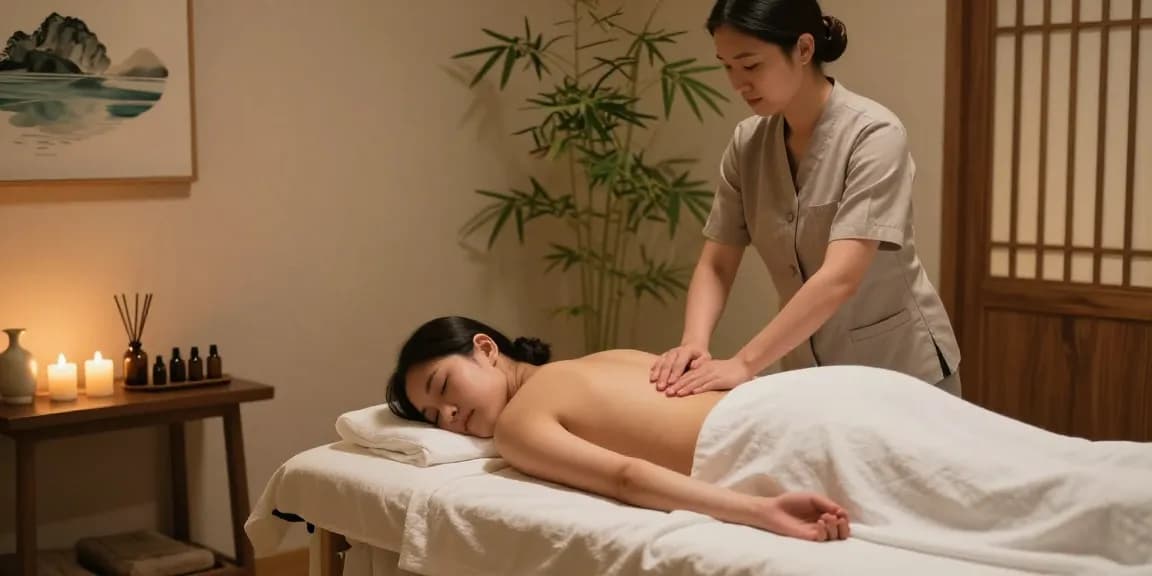 Experience 강서구출장안마 with skilled therapist in tranquil spa setting.