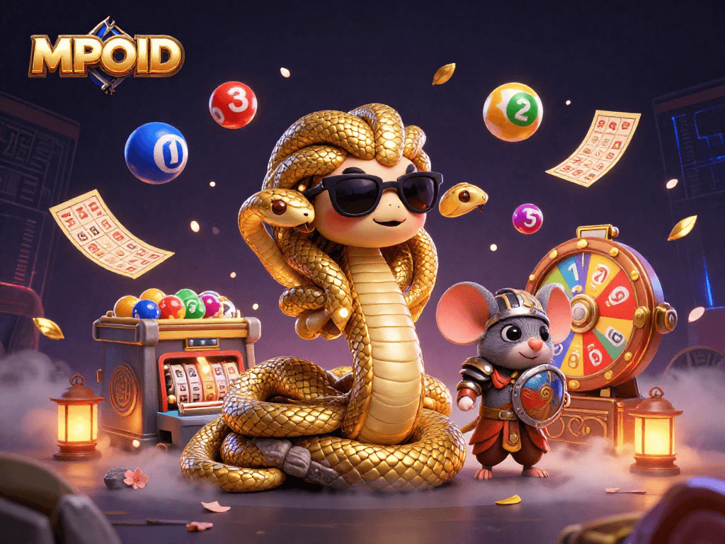 Join the fun with MPOID's vibrant themed illustration capturing the excitement of games.