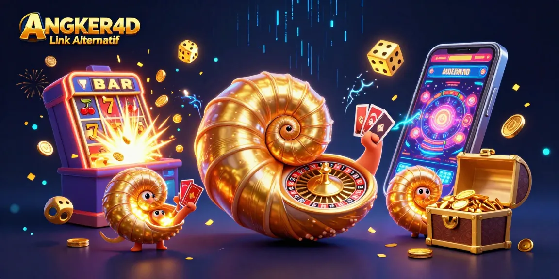 Spin to win with ANGKER4D Link Alternatif, a 3D casino extravaganza featuring a unique nautilus roulette wheel.