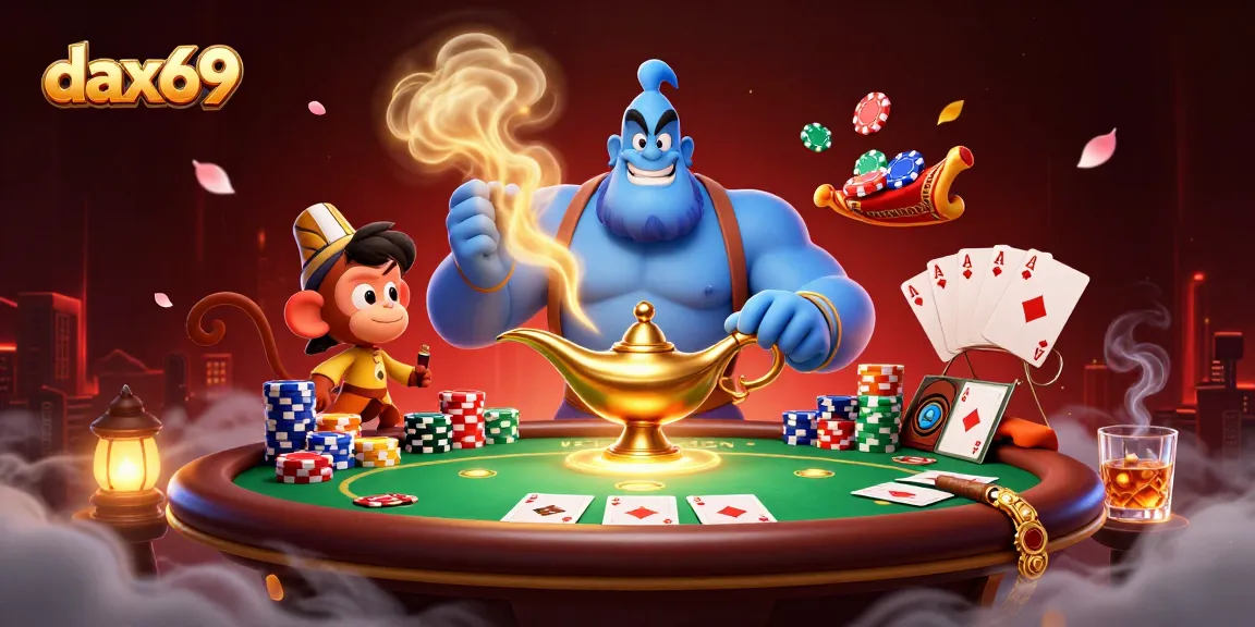 Dax69 menghadirkan aksi bermain poker yang mendebarkan dengan karakter kartun 3D yang menarik.