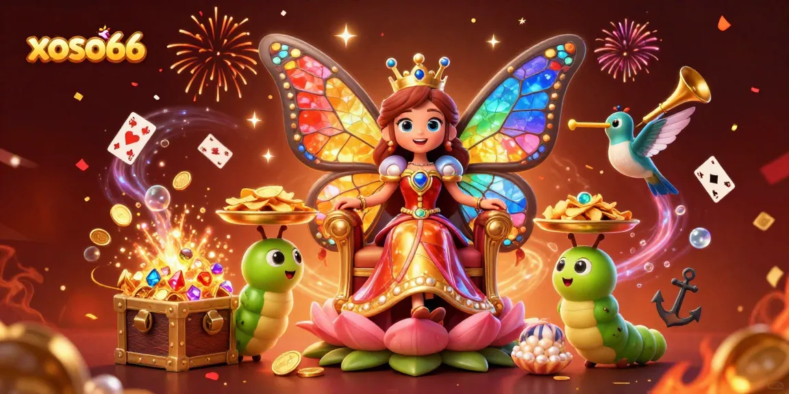 xoso66 offers thrilling experiences with colorful casino elements and animated characters.