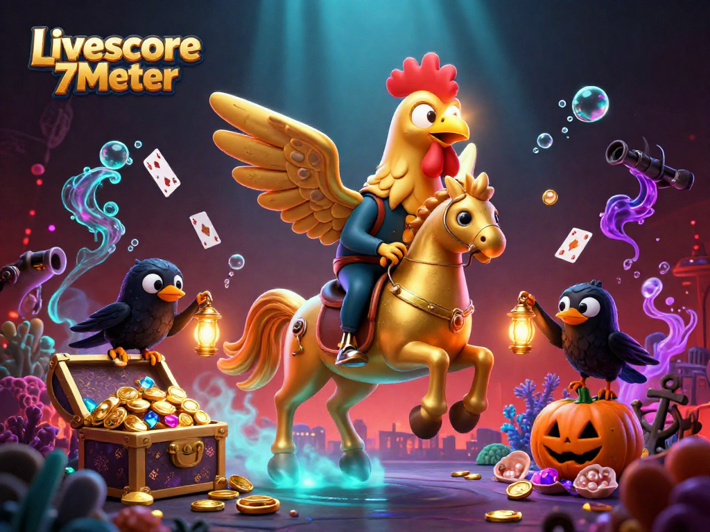 Engage with thrilling moments at Livescore 7Meter, featuring vibrant 3D casino elements and dynamic gaming action.