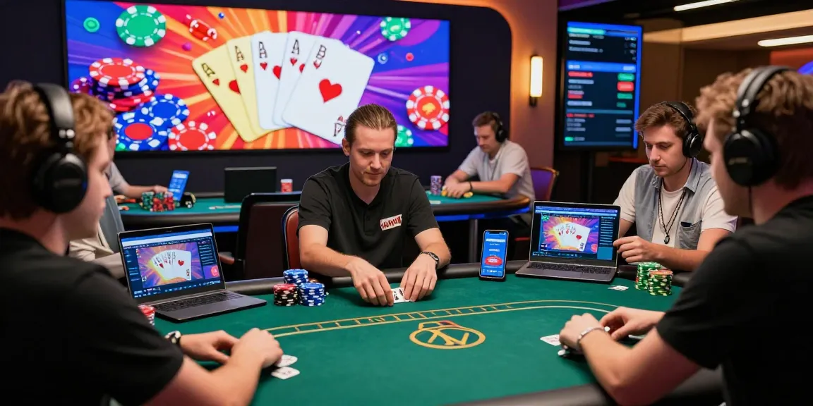 Engaging online poker gaming scene showcasing Daftar Dominobet with players enjoying various games.