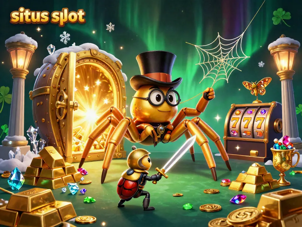 Experience thrilling situs slot adventures with characters uncovering riches from a treasure vault.