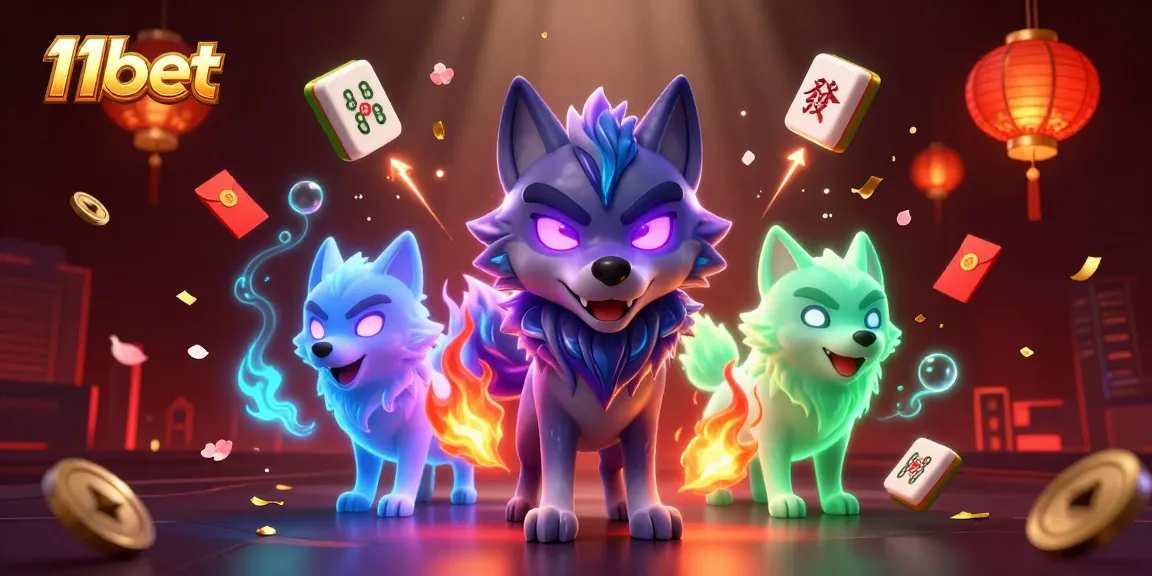 Experience the thrill of 11bet in a vibrant 3D casino illustration showcasing excitement and chance.
