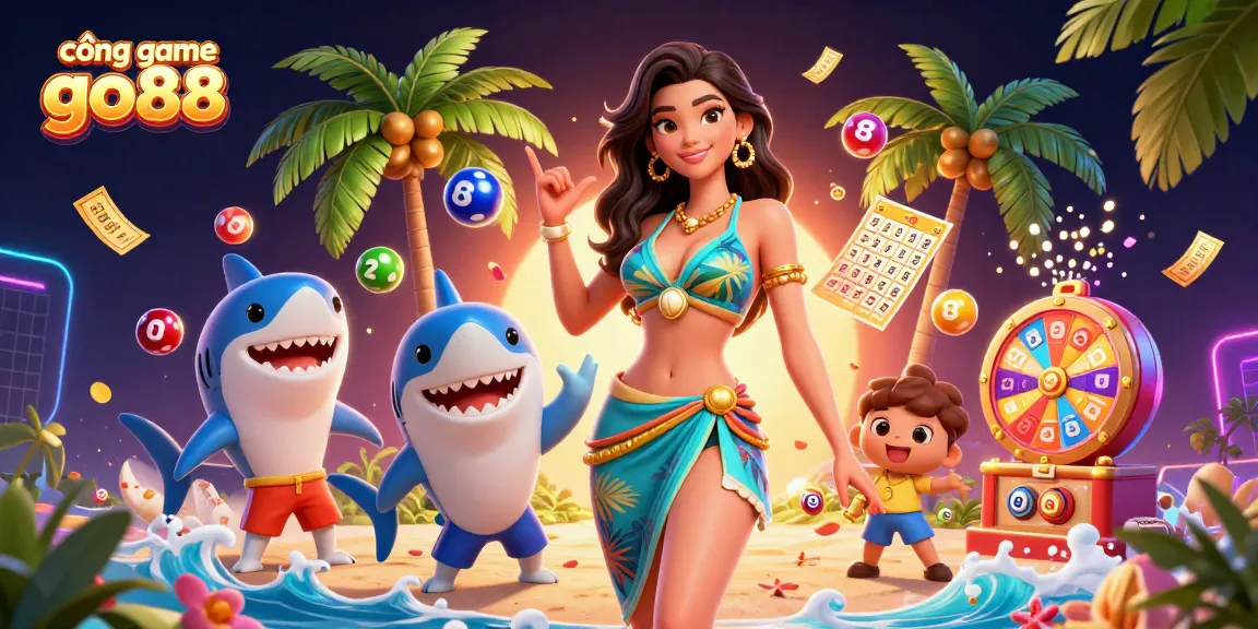 Engage with cổng game go88 through vibrant lottery action featuring colorful elements in a dynamic casino setting.