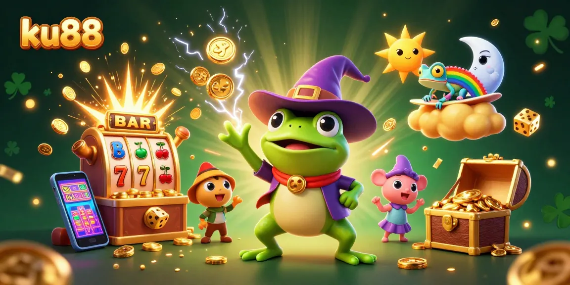 Experience the excitement of ku88 in a vibrant casino scene with golden coins and dynamic characters.