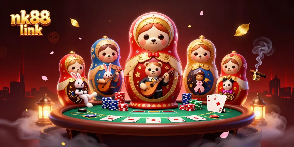 Engage with exciting opportunities at nk88 link while enjoying a vibrant 3D casino scene showcasing interactive gameplay elements.