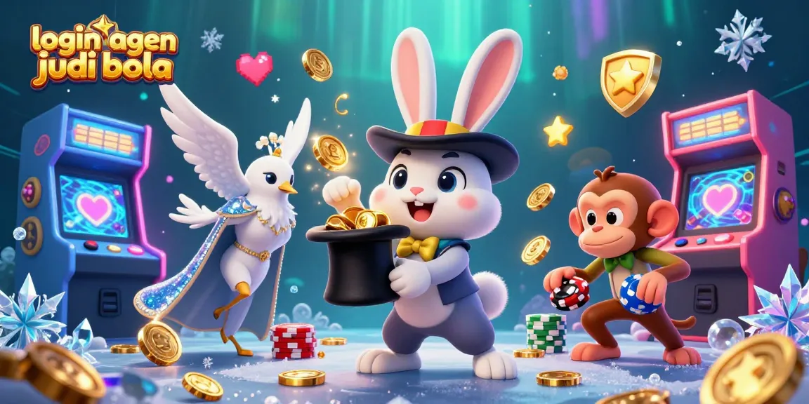 Engage in thrilling gameplay as you login agen judi bola and chase exciting wins with vibrant casino elements.