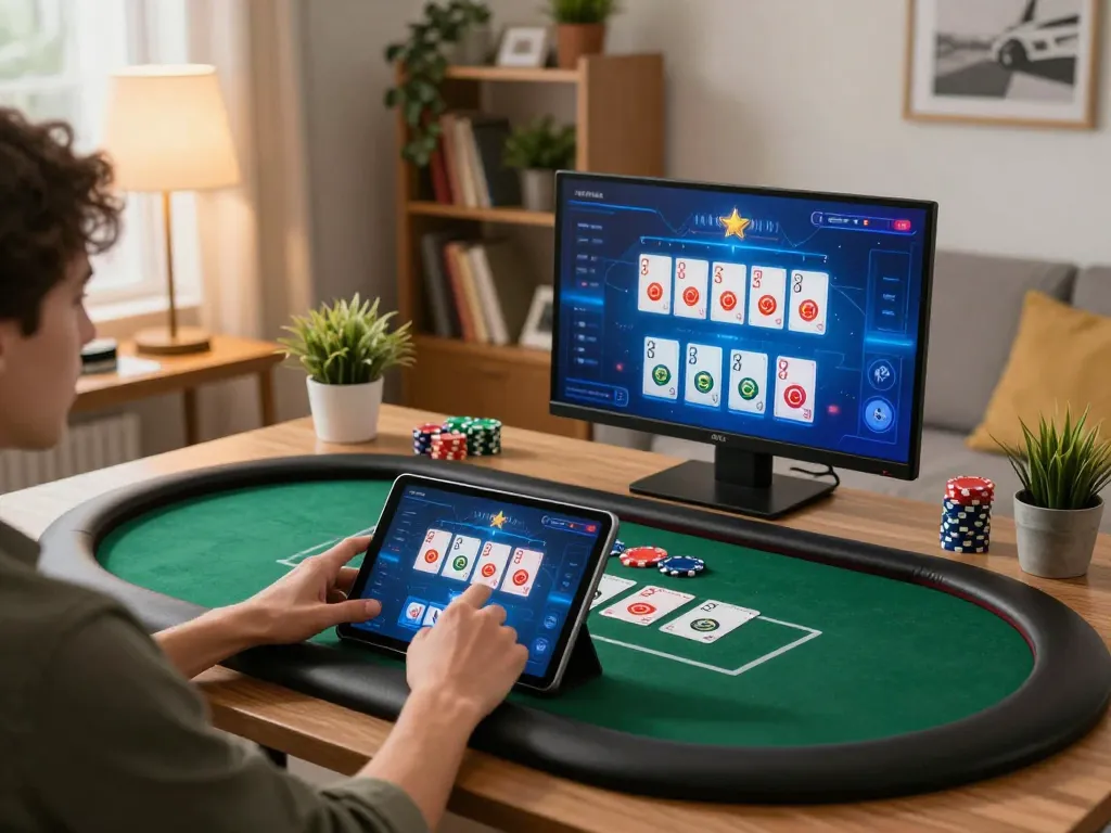 Experience dynamic online gaming at 68gamebaivn with strategic poker gameplay and cozy home setting