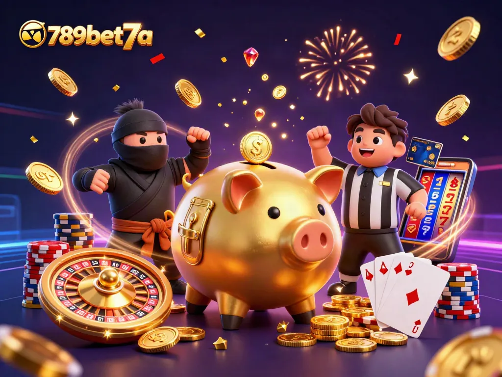 Experience the thrill of winning at 789bet7a with games filled with cascading coins and vibrant characters.
