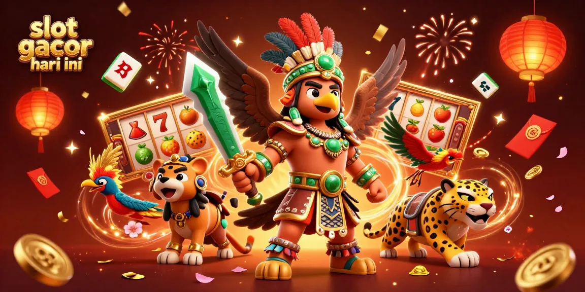 Rasakan sensasi di slot gacor hari ini dengan karakter 3D yang penuh warna di tengah suasana kasino yang hidup.