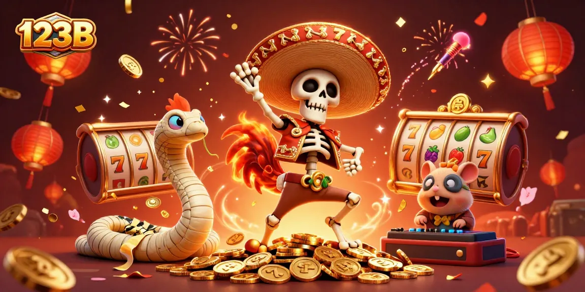 Engage with 123B's thrilling gaming experience featuring vibrant characters and casino elements.