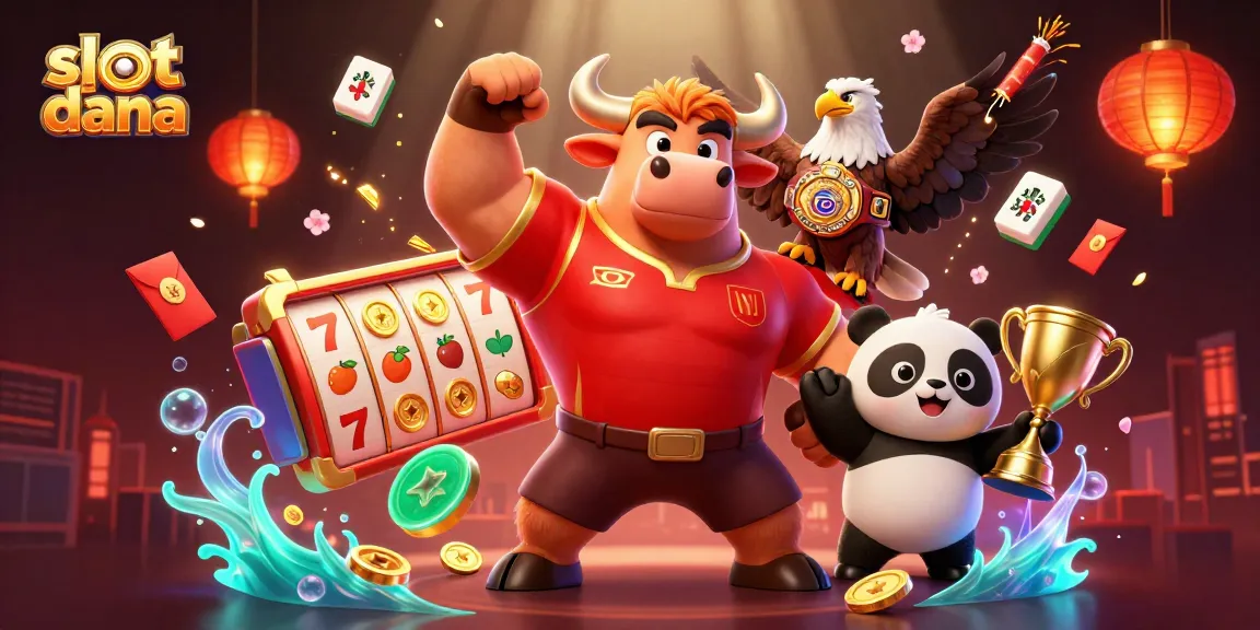 Win big with slot dana at our vibrant casino, featuring festive characters and exciting elements from the gaming world.