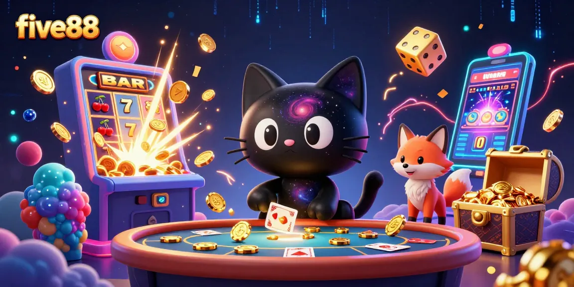 Experience vibrant cosmic casino action with five88 through lively characters and rich game elements.