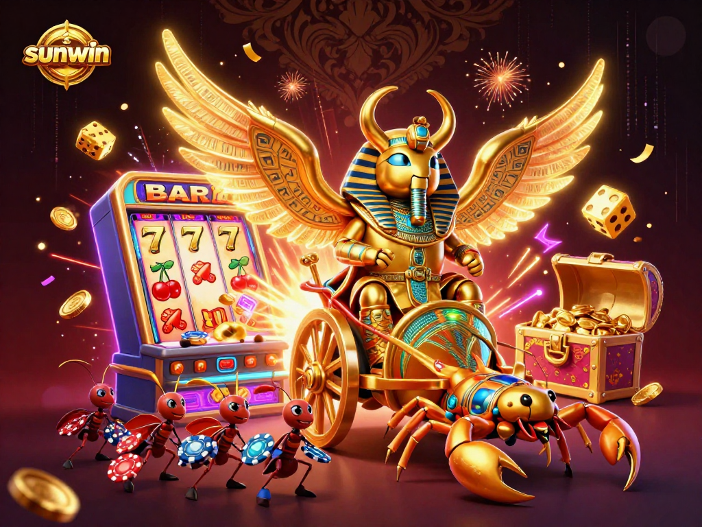 Engage with sunwin’s thrilling casino adventure, featuring a golden scarab and jackpot surprises.