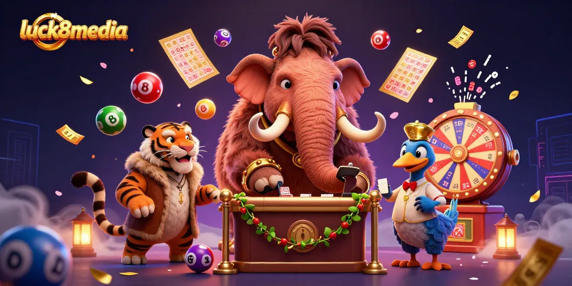 Experience dynamic gaming at luck8media featuring a woolly mammoth bouncer and exciting gambling elements.