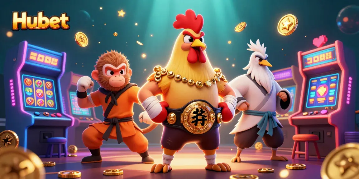 Engage in thrilling gameplay at Hubet with dynamic characters and vibrant casino elements.