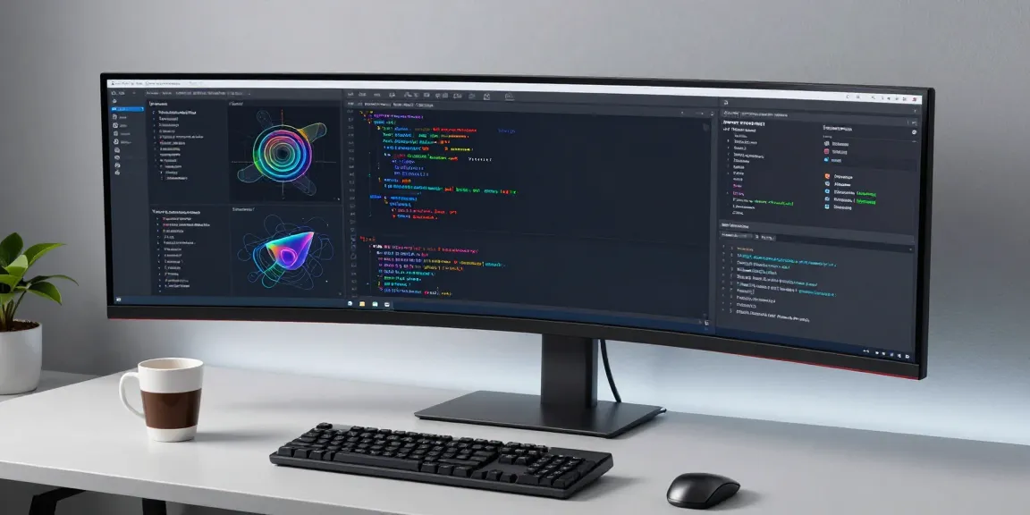 hii88 software development workspace featuring AI technology, software tools, and cloud computing elements.