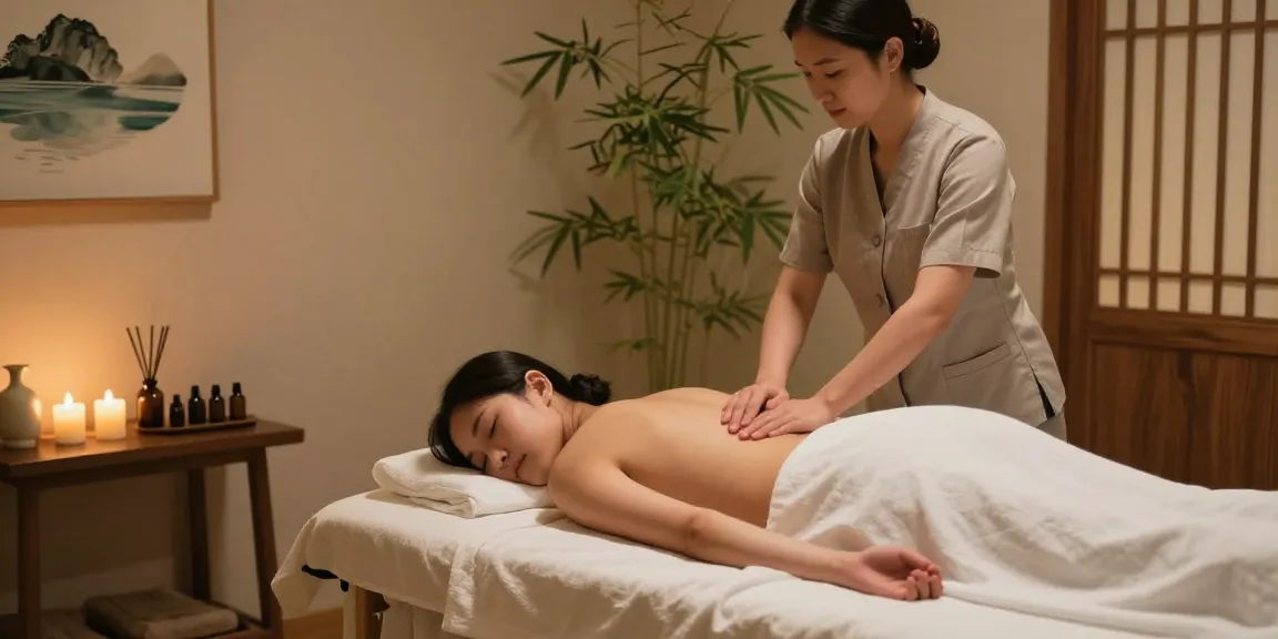 Experience 강서구출장안마 with skilled therapist in tranquil spa setting.