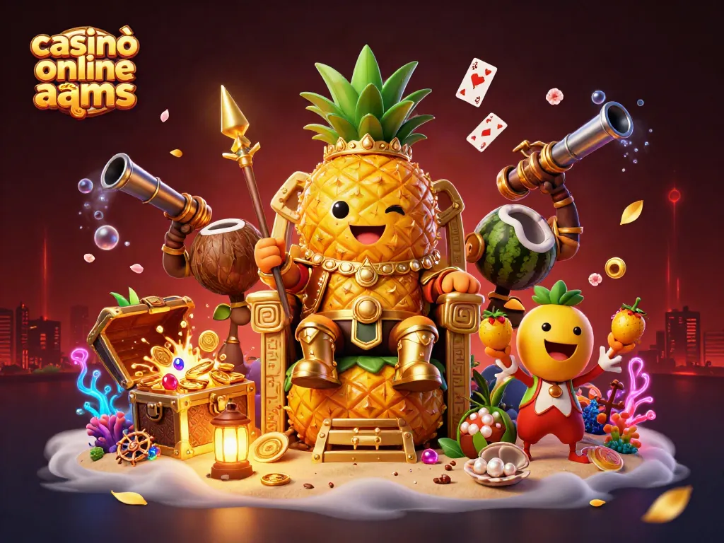 Gioca ai casinò online non AAMS con il re ananas che regna sul suo trono di frutta