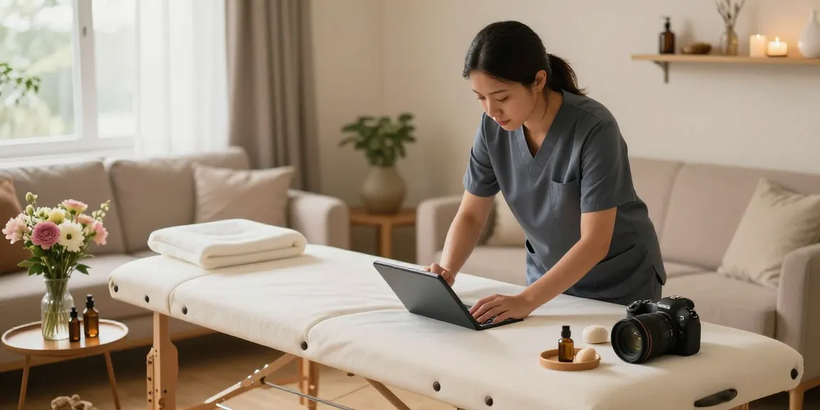 Experience the best 천호동출장마사지 with a professional therapist in a serene setting.