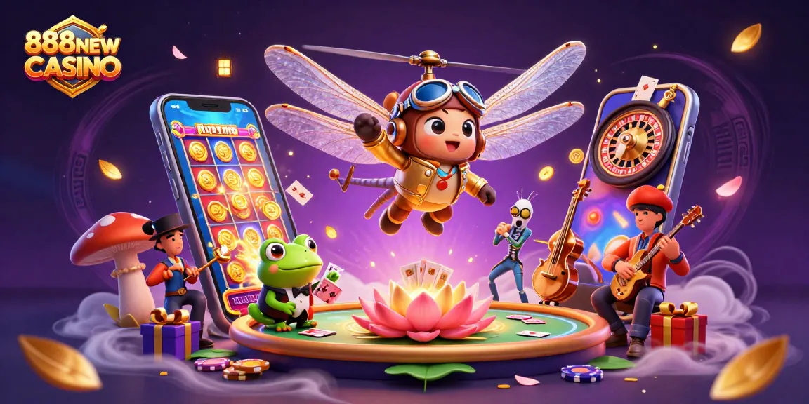 Experience thrilling gameplay at 888NEW CASINO with vibrant characters and dynamic scenes.