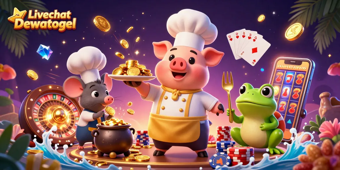 Engage with Livechat Dewatogel for a vibrant gaming experience featuring gold coins and excitement!