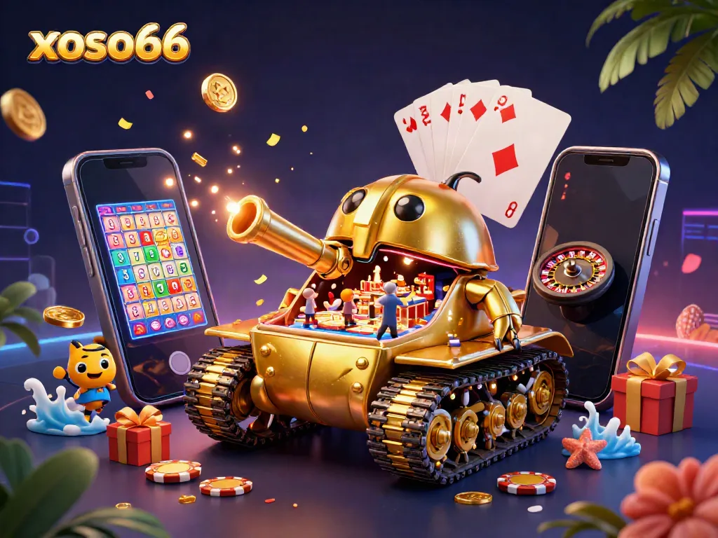Experience excitement with xoso66's vibrant lottery casino scene, featuring dynamic elements