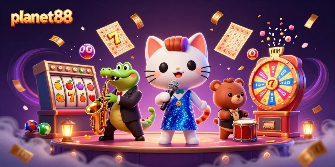 Engage in thrilling gameplay at planet88 with dynamic characters and vibrant casino elements.