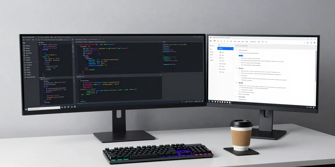 Thabet in a professional software development setting with coding and tech innovations.