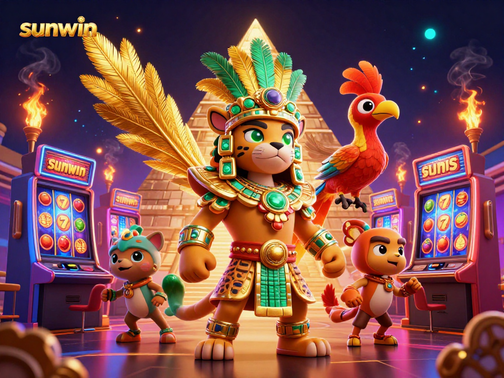 Enjoy thrilling slots while exploring sunwin's vibrant Mayan-themed casino adventure