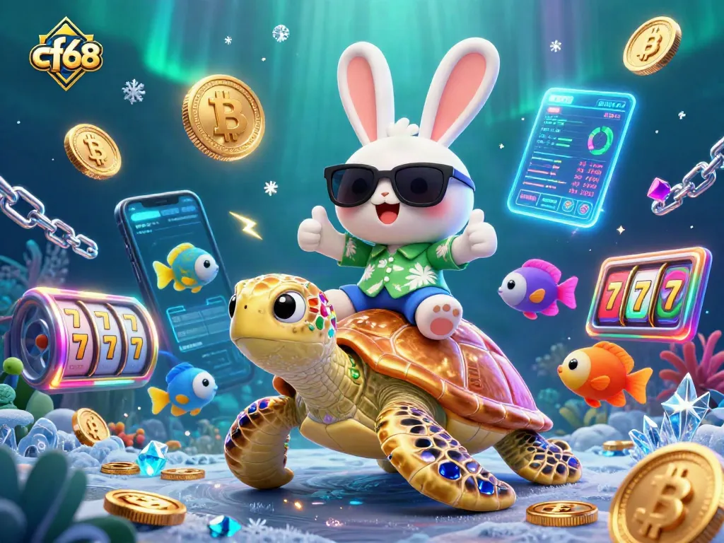 cf68 inspires players with a colorful casino adventure featuring lucky rabbit and golden turtle.