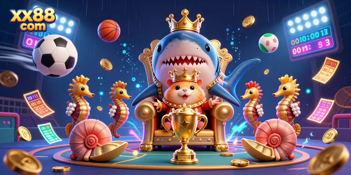 Experience thrilling sports betting with xx88 com, featuring dynamic characters and vibrant action.