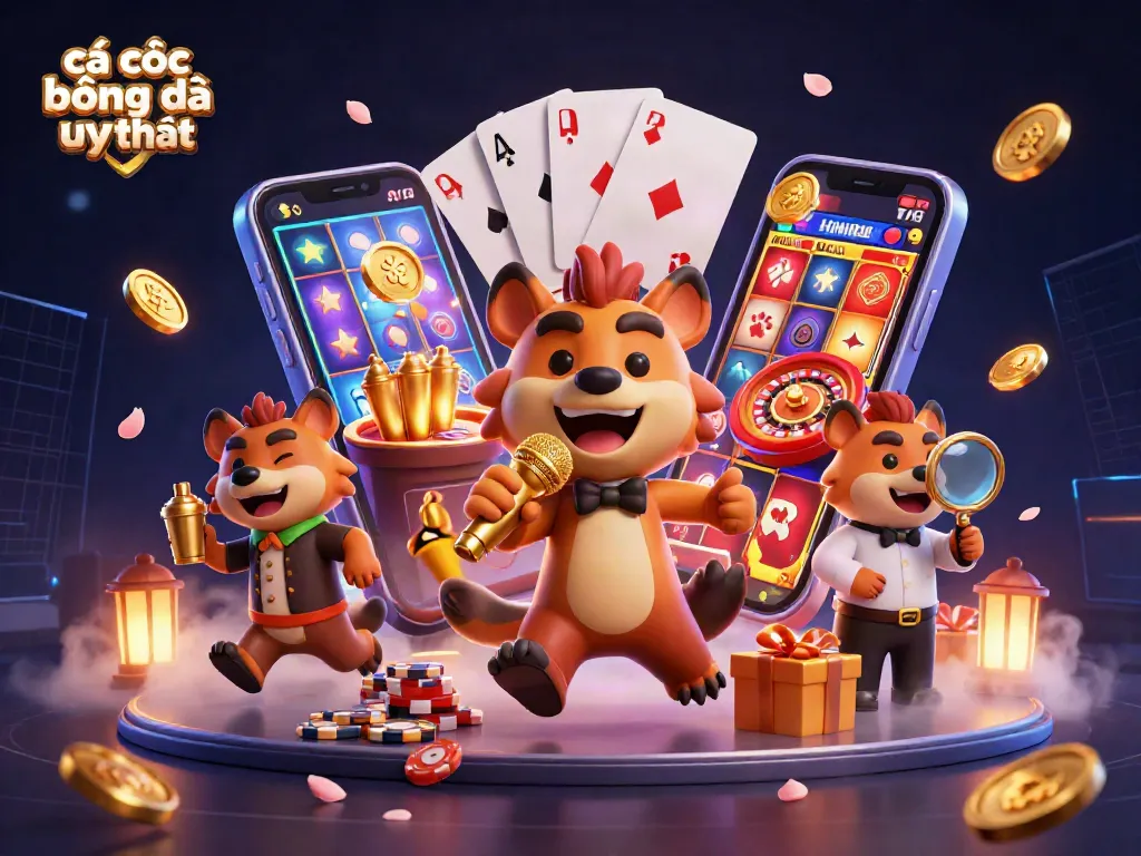 Cá cược bóng đá uy tín mang đến không khí sôi động với những chú linh cẩu hài hước trong câu lạc bộ casino.