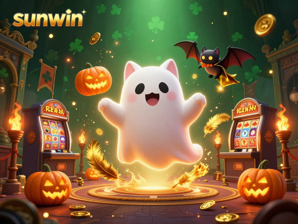 Experience sunwin's vibrant haunted casino adventures filled with ghostly thrills and winning symbols.