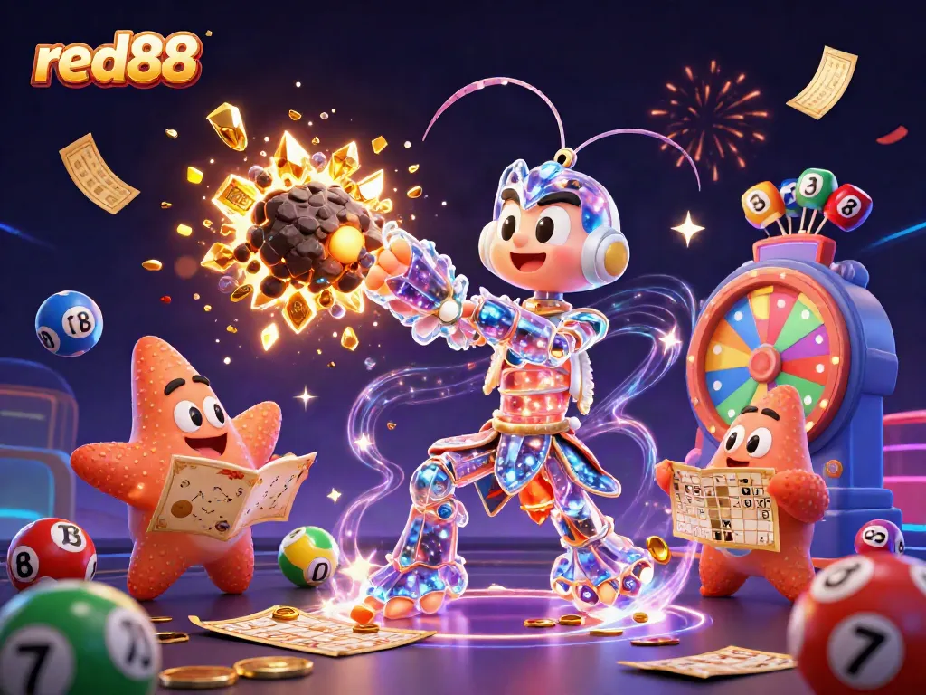 Experience excitement with red88 as the galactic mantis shrimp battles through space, winning treasures.