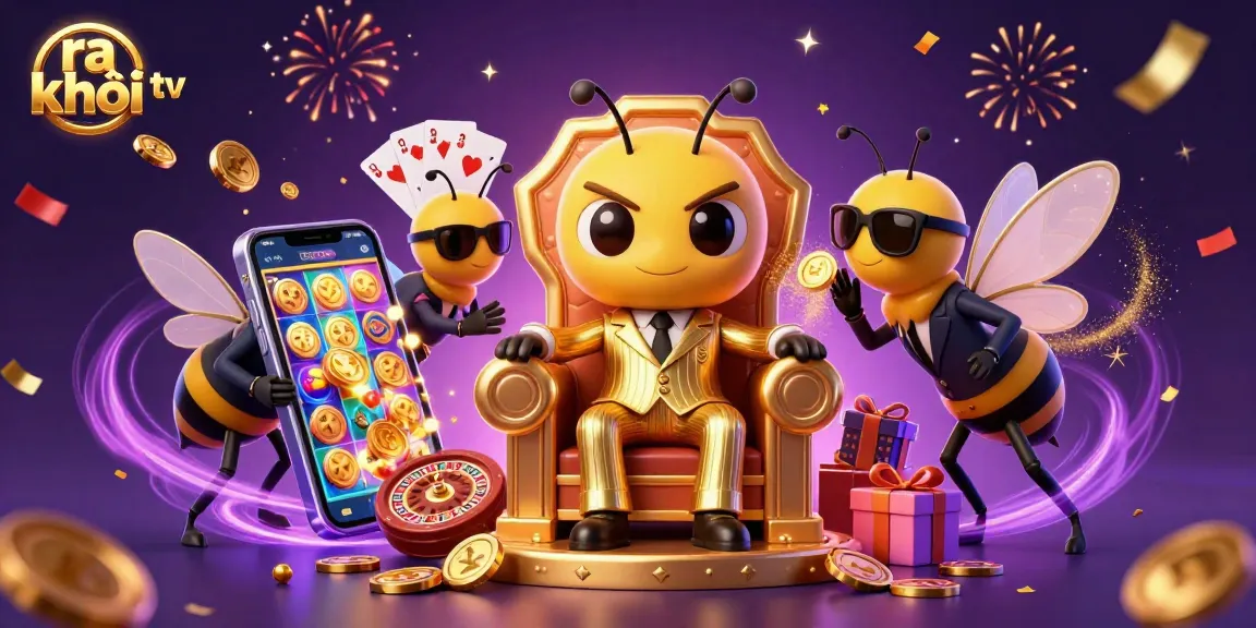 Experience thrilling gaming at ra khơi tv with dynamic slot games and vibrant characters in a magical casino scene.