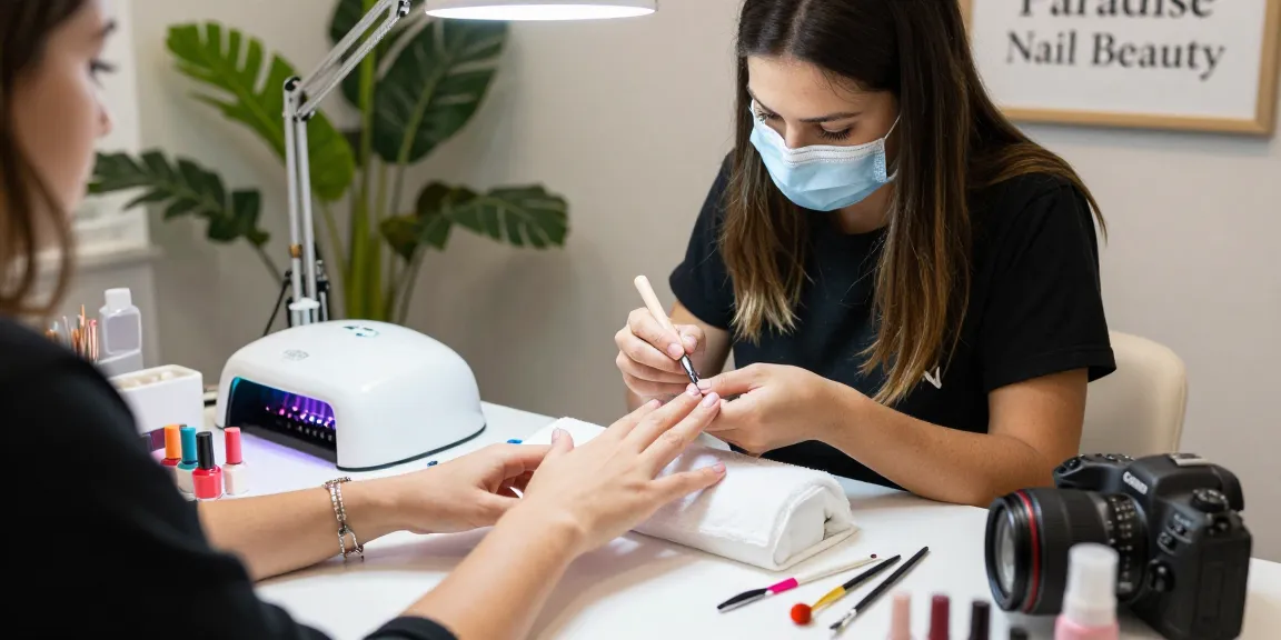 Experience luxurious treatments at Paradise Nail Beauty with expert nail care and vibrant polish options.
