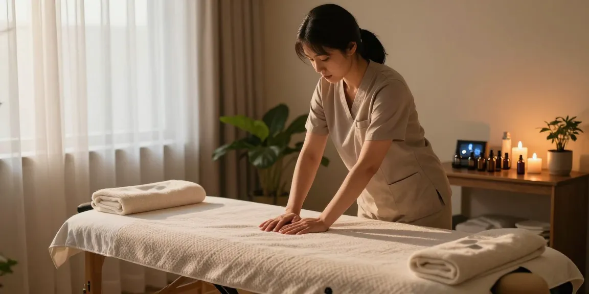 안산출장안마 experience in a tranquil home massage space with a professional therapist.