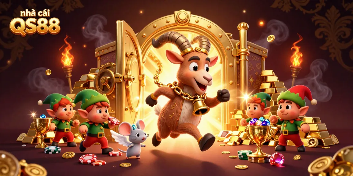Experience excitement with nhà cái QS88 as the festive Krampus runs a holiday-horror casino