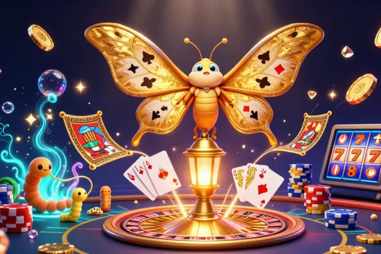 Engage with O8's exciting casino experience through colorful scenes of gaming and fortunes.