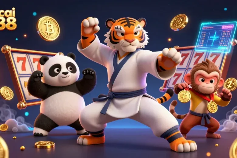 Engage with the vibrant action at nhà cái sin88, where a kung fu tiger master and his companions immerse in a world of thrilling online slots.